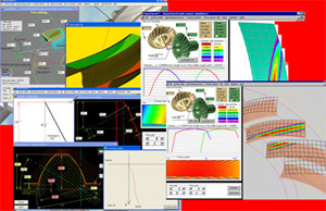 Spiral Bevel Gear Direct Digital Simulation software developed for VOLVO in 1999.
